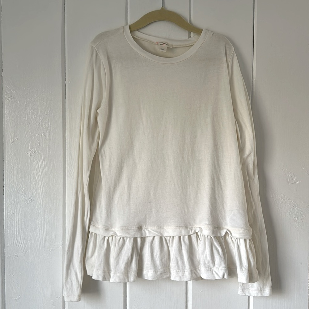 Cream J.Crew Girl’s Shirt